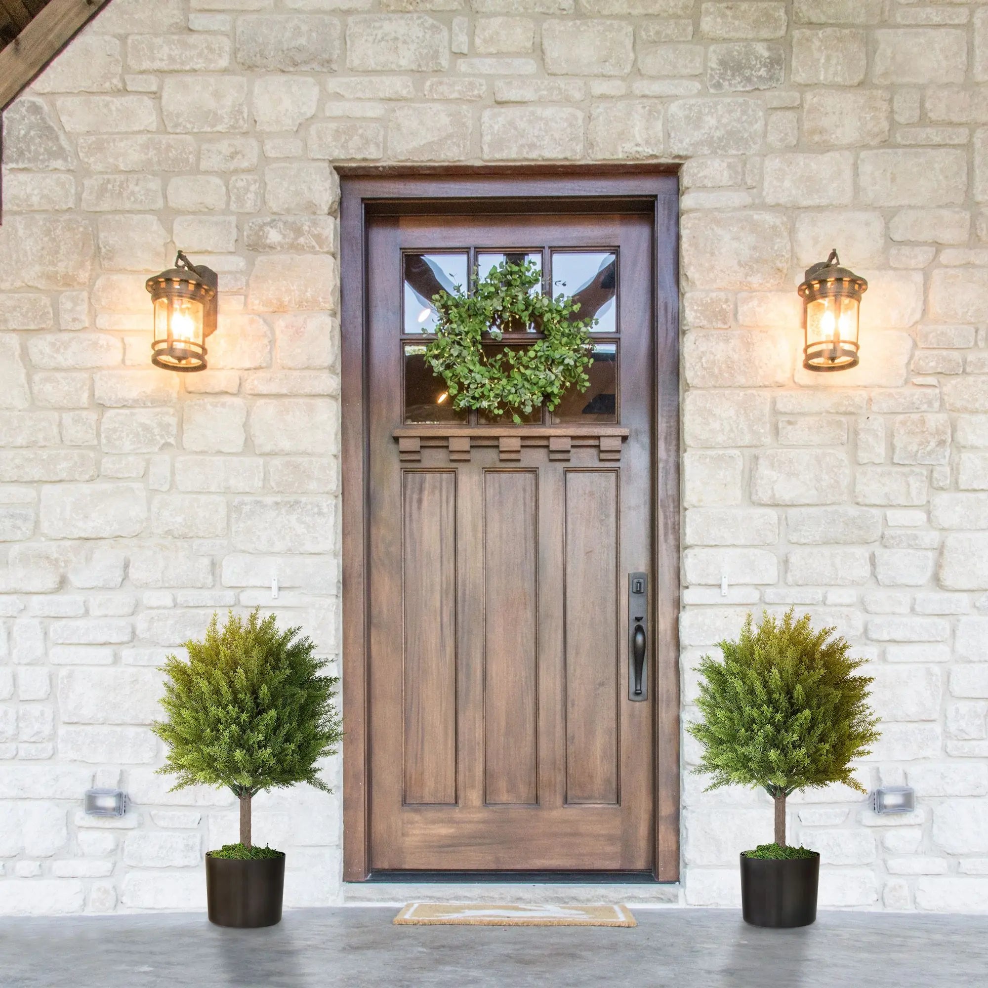 Cedar Faux Topiaries Plants